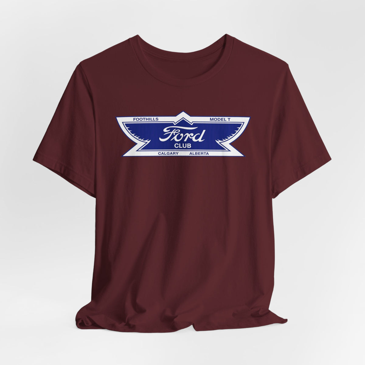 Foothills Model T Club Unisex Soft Tee -  Large Chest Logo