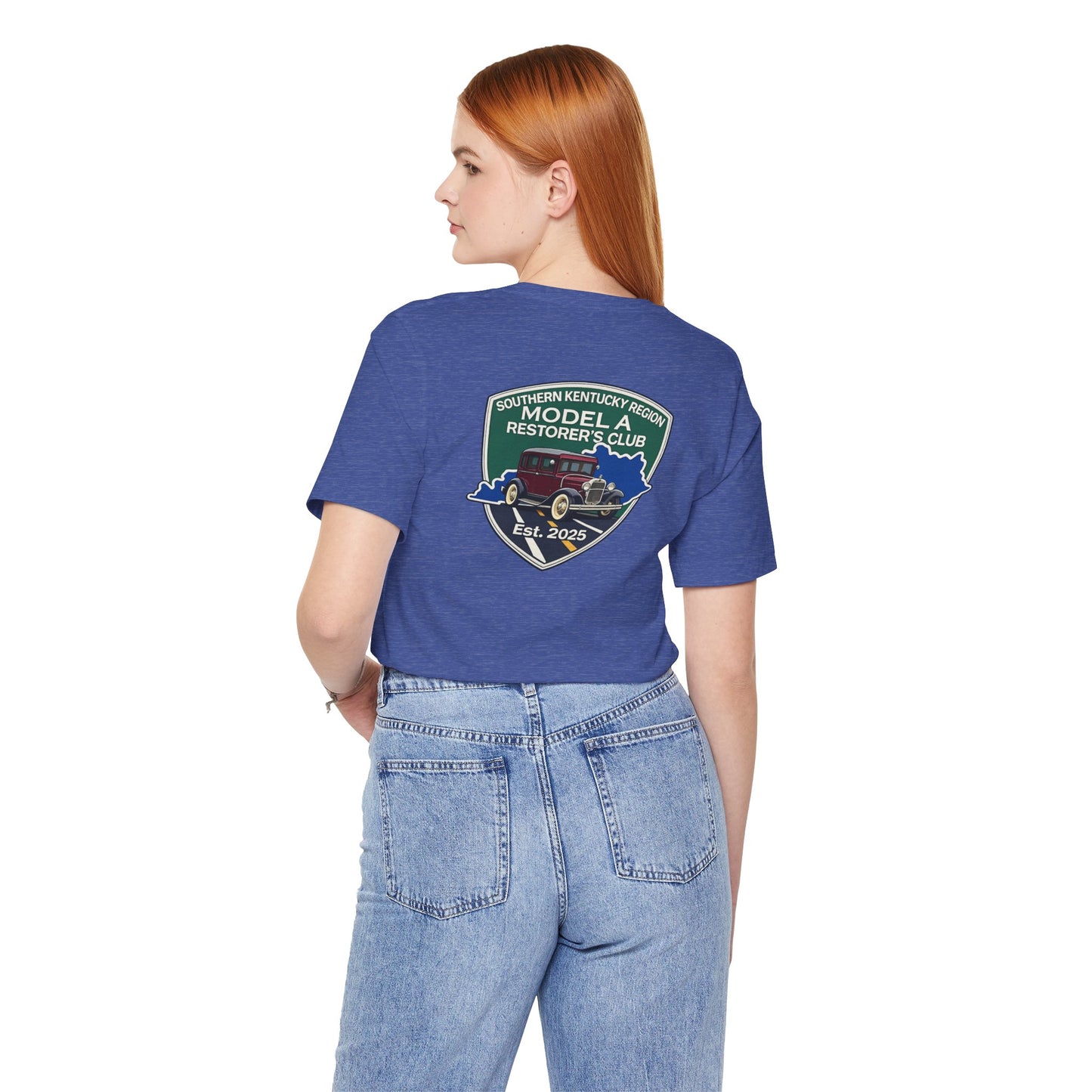 Southern Kentucky Region Model A Restorer's Club T‑Shirt — Front and Back Logos Unisex Jersey Short Sleeve Tee