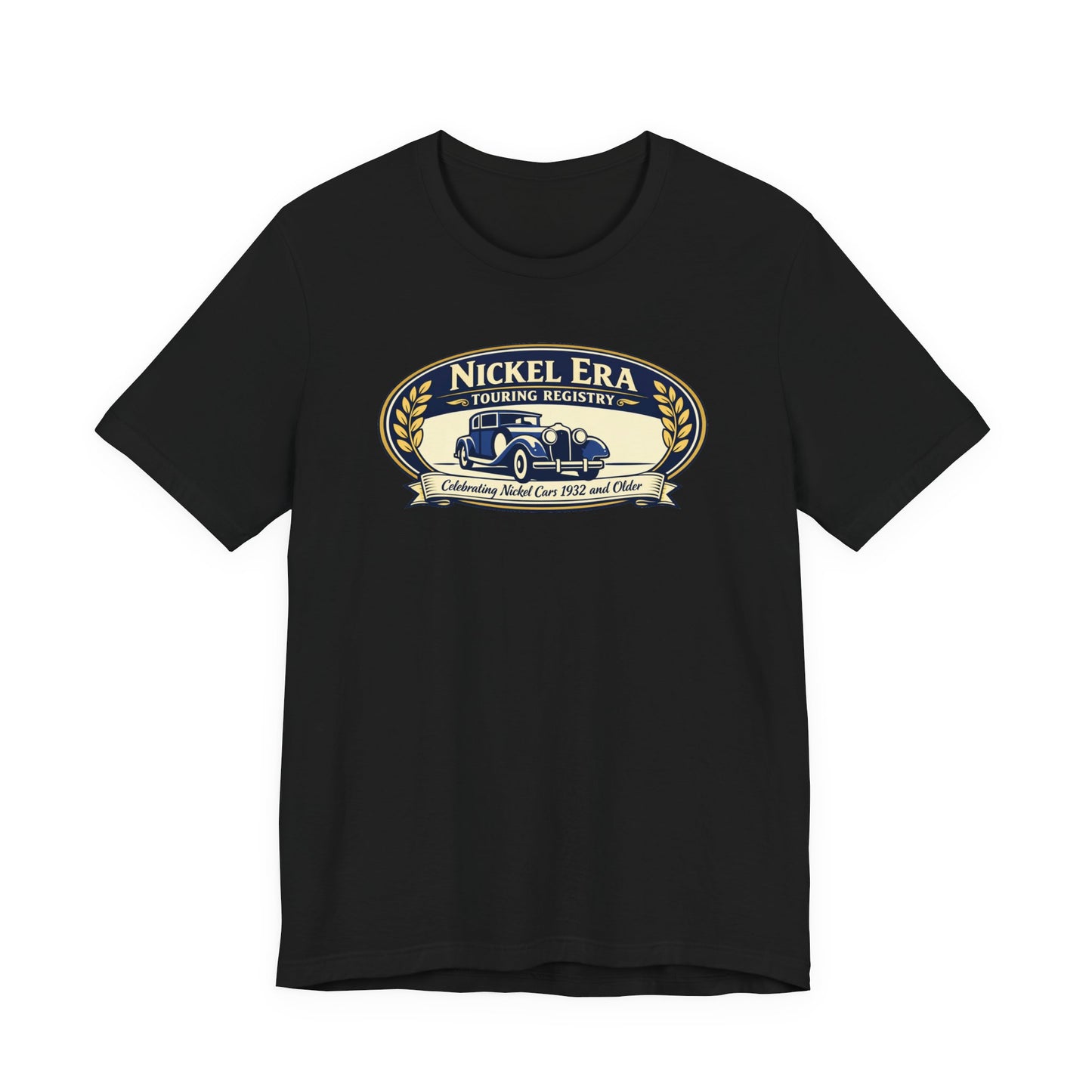 Nickel Era Touring Registry Tee — Vintage Classic Car T‑Shirt
