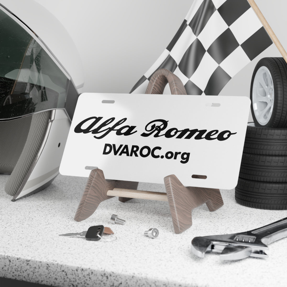 Alfa Romeo Vanity Plate — DVAROC.org License Plate