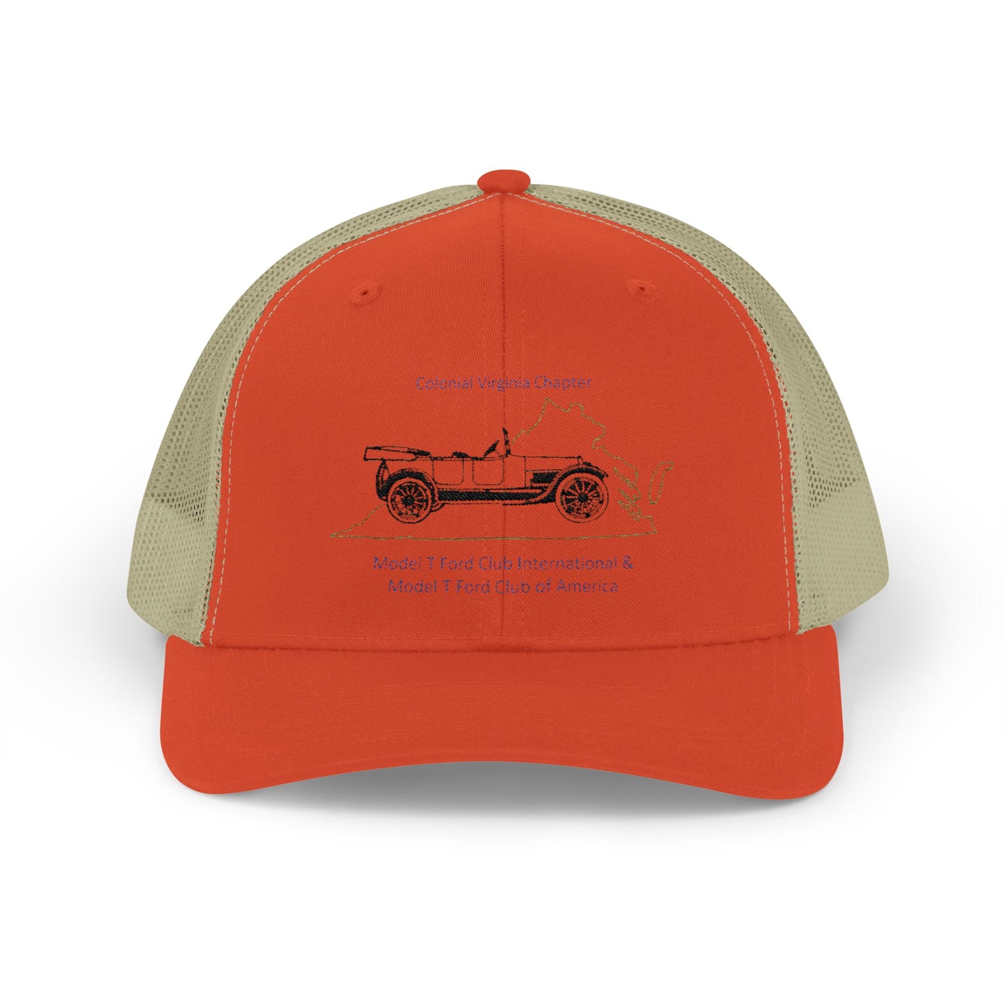 Colonial Virginia Chapter (Embroidered) Snapback Trucker Cap