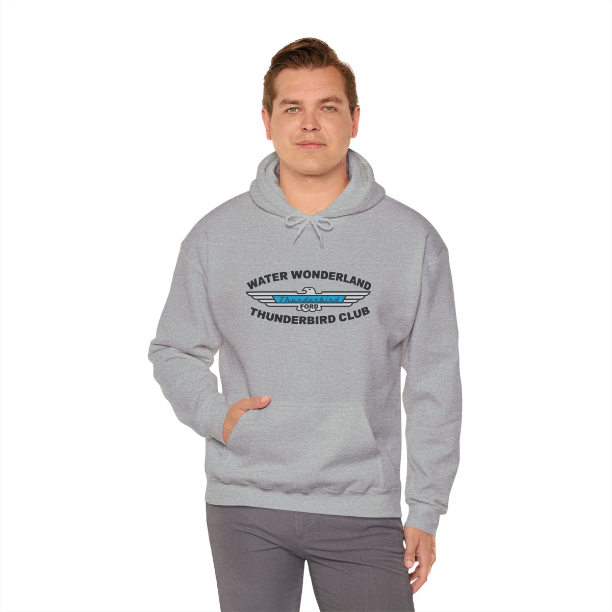 Water Wonderland Thunderbird Club Hoodie — Unisex Heavy Blend™ Hooded Sweatshirt