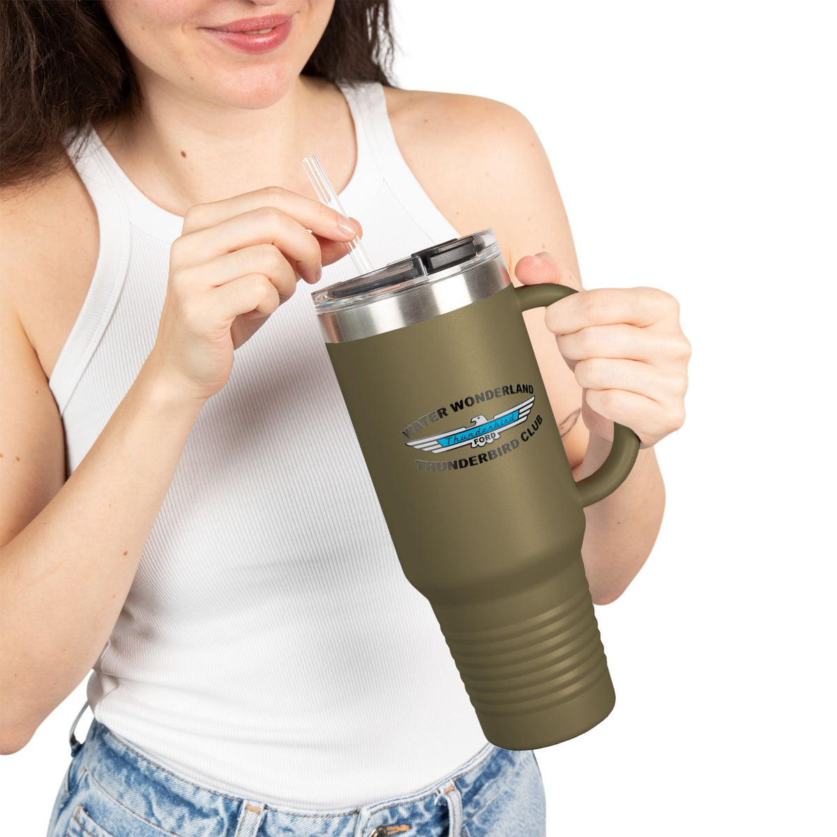 Water Wonderland Thunderbird Club 40oz Insulated Travel Mug