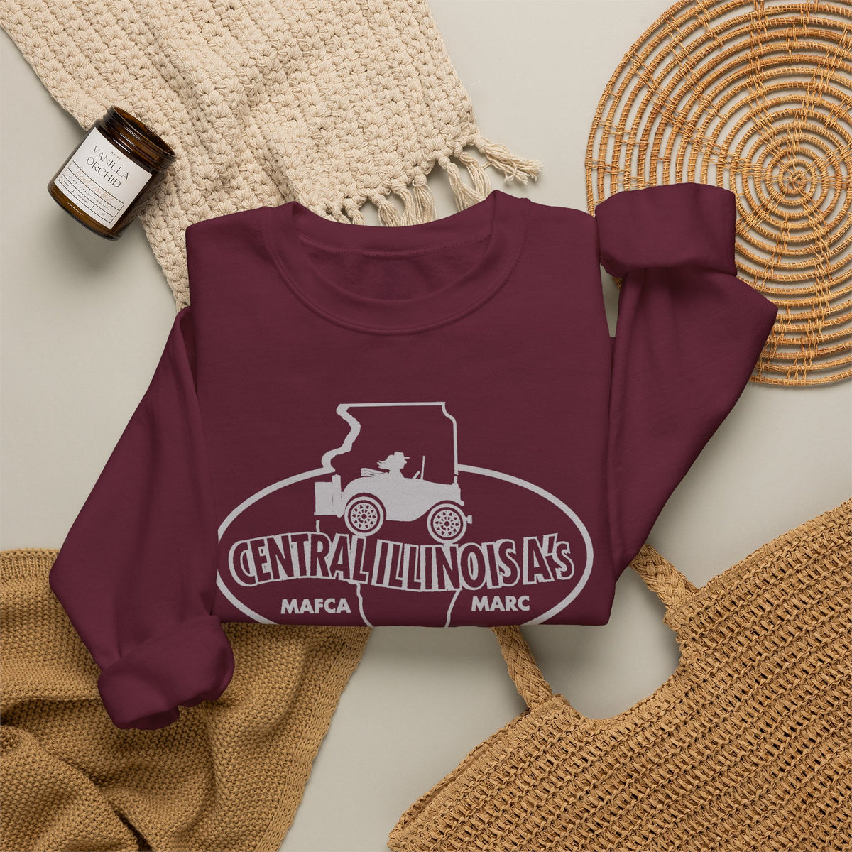 Central Illinois A's Sweatshirt - Unisex Heavy Blend™ Crewneck Sweatshirt