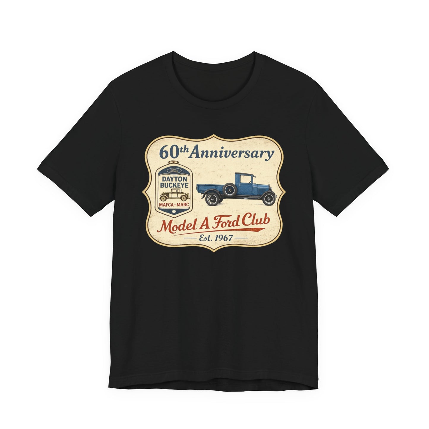 Dayton Buckeye Model A Ford Club 60th Anniversary Tee (RBS)