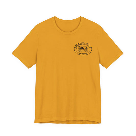 Shenandoah Region AACA Winchester VA Tee - Small AACA Logo Front and Large Shenandoah Region AACA Logo on Back