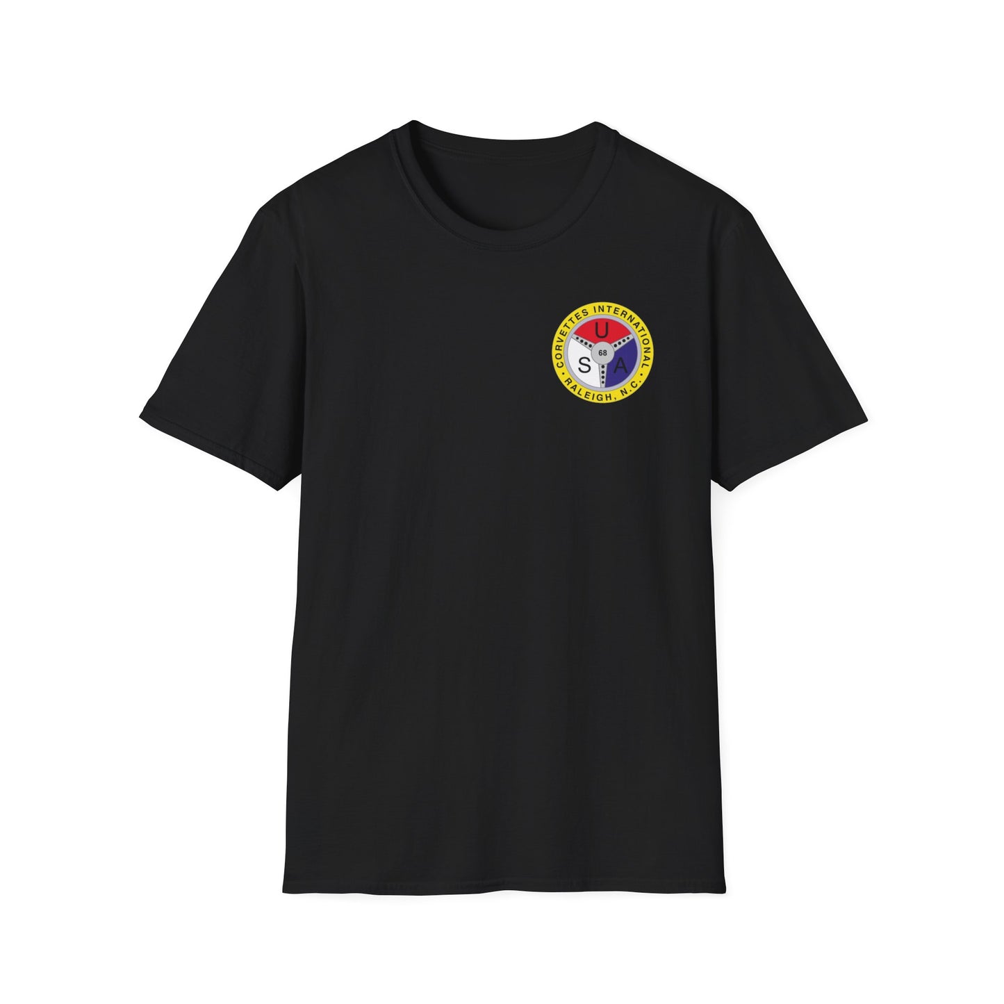 Corvettes International Front and Back Logos — Unisex Softstyle T-Shirt