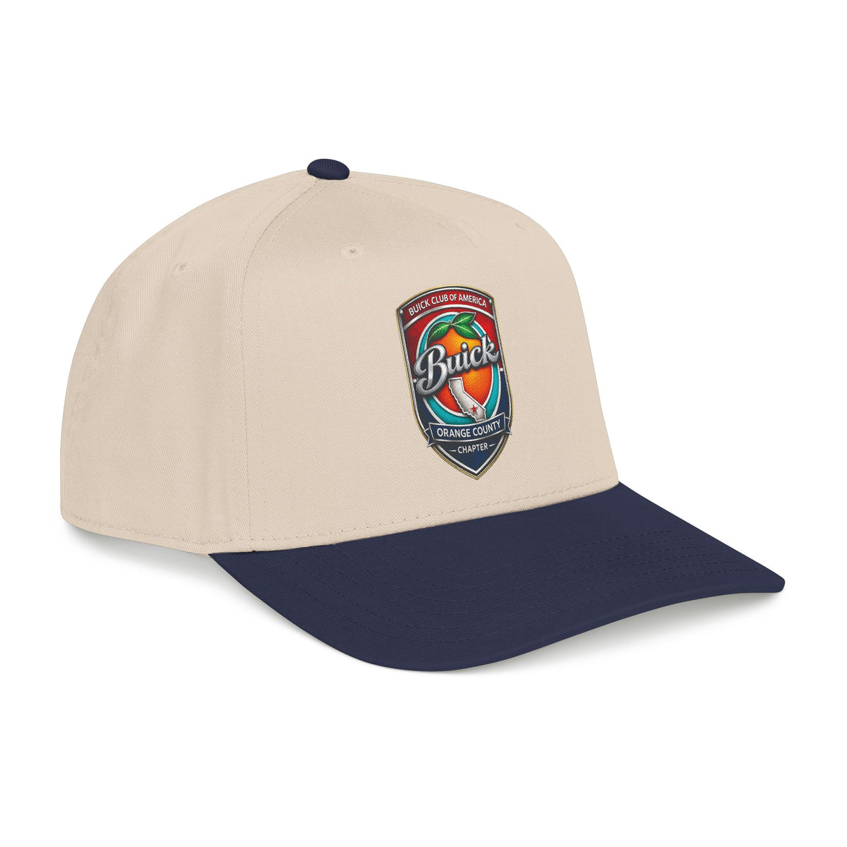 Buick Orange County Chapter Baseball Cap — Vintage Logo Mid-Profile Hat
