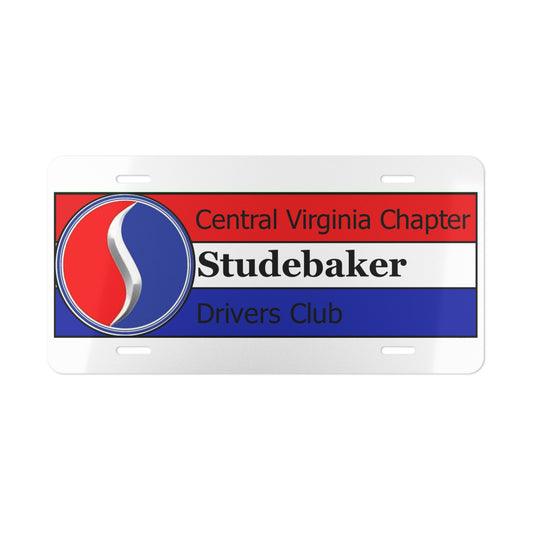 Studebaker Drivers Club Central Virginia Chapter Vanity Plate