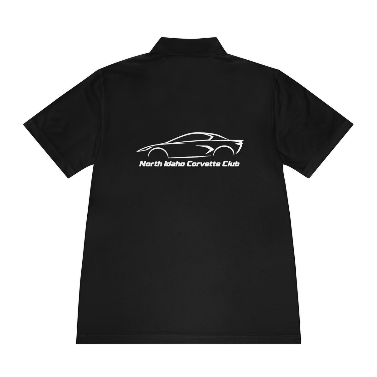 North Idaho Corvette Club Performance Polo with Front and Back Logos