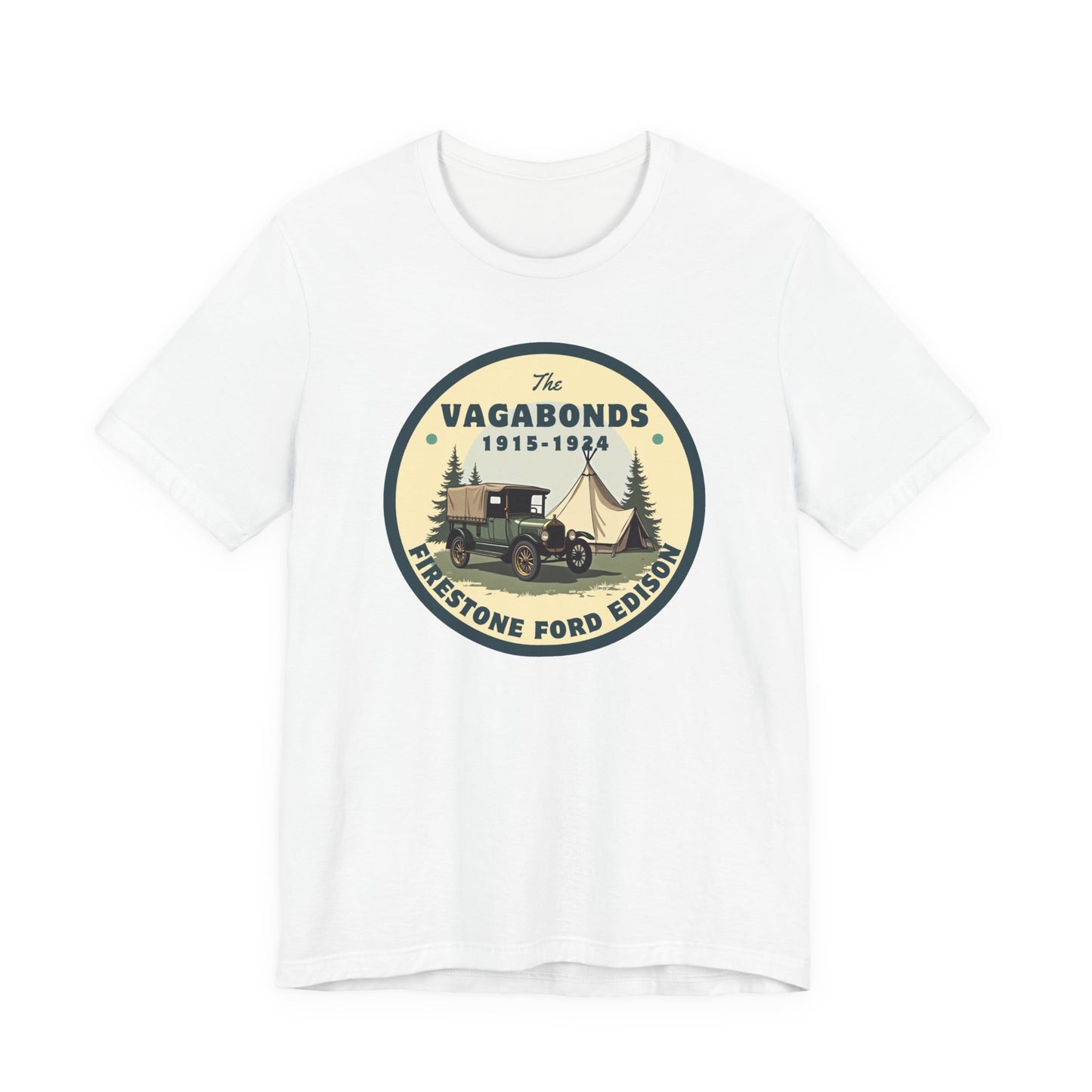 Vagabonds - Firestone, Ford, and Eddison - Retro Camping Shirt