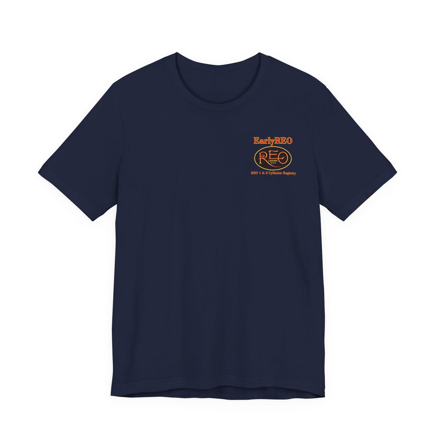 REO Lansing Michigan Mountain Climbers Tee — Unisex Soft Short Sleeve Tee