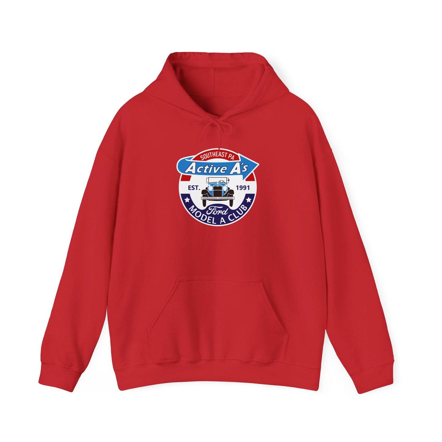 Active A's Model A Club Hoodie – Vintage Ford Model A Car Enthusiast Sweatshirt