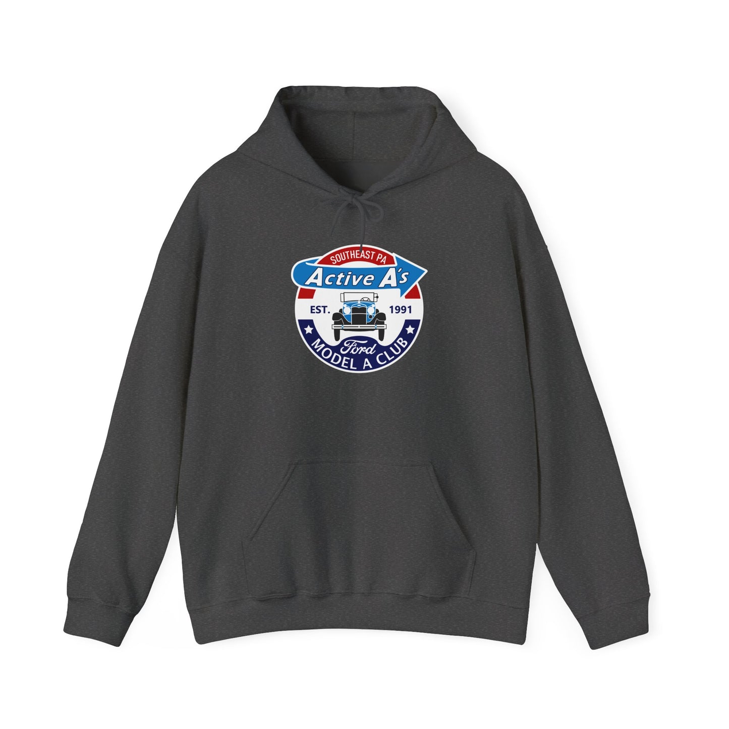 Active A's Model A Club Hoodie – Vintage Ford Model A Car Enthusiast Sweatshirt