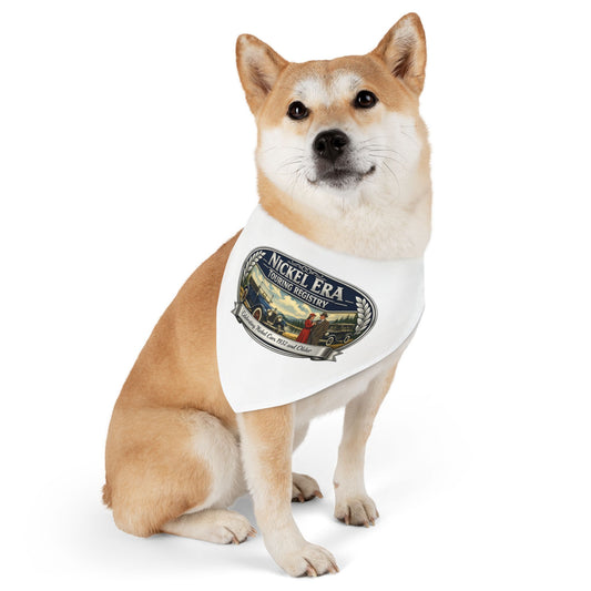 Nickel Era Touring Registry Vintage Car Logo — Pet Bandana Collar