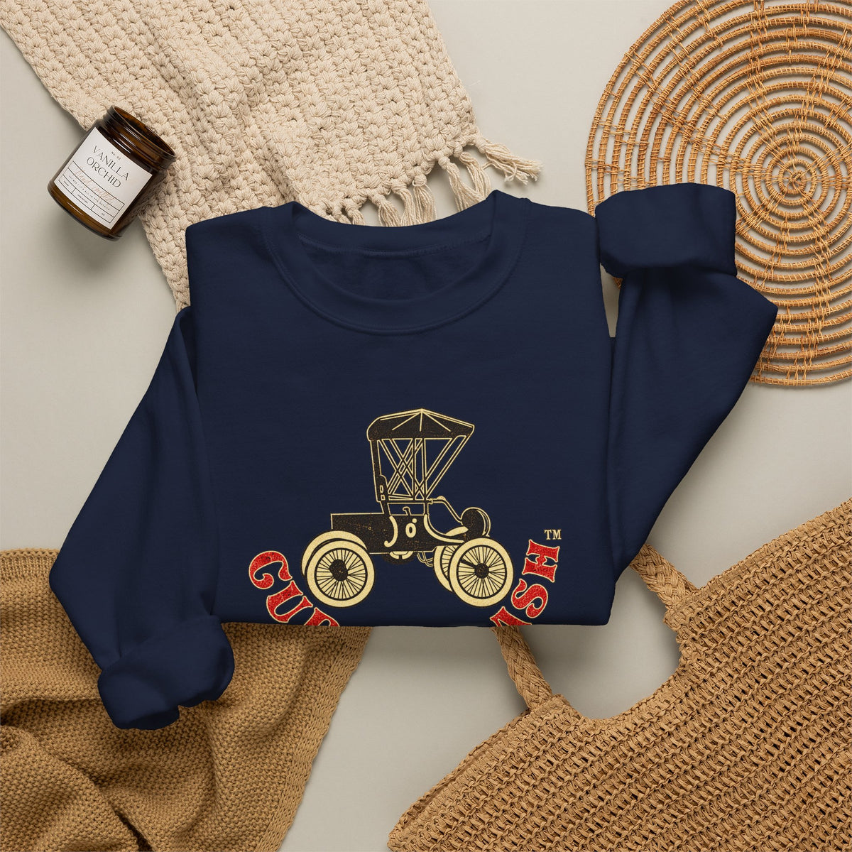 Curved Dash Oldsmobile Club Crewneck Sweatshirt