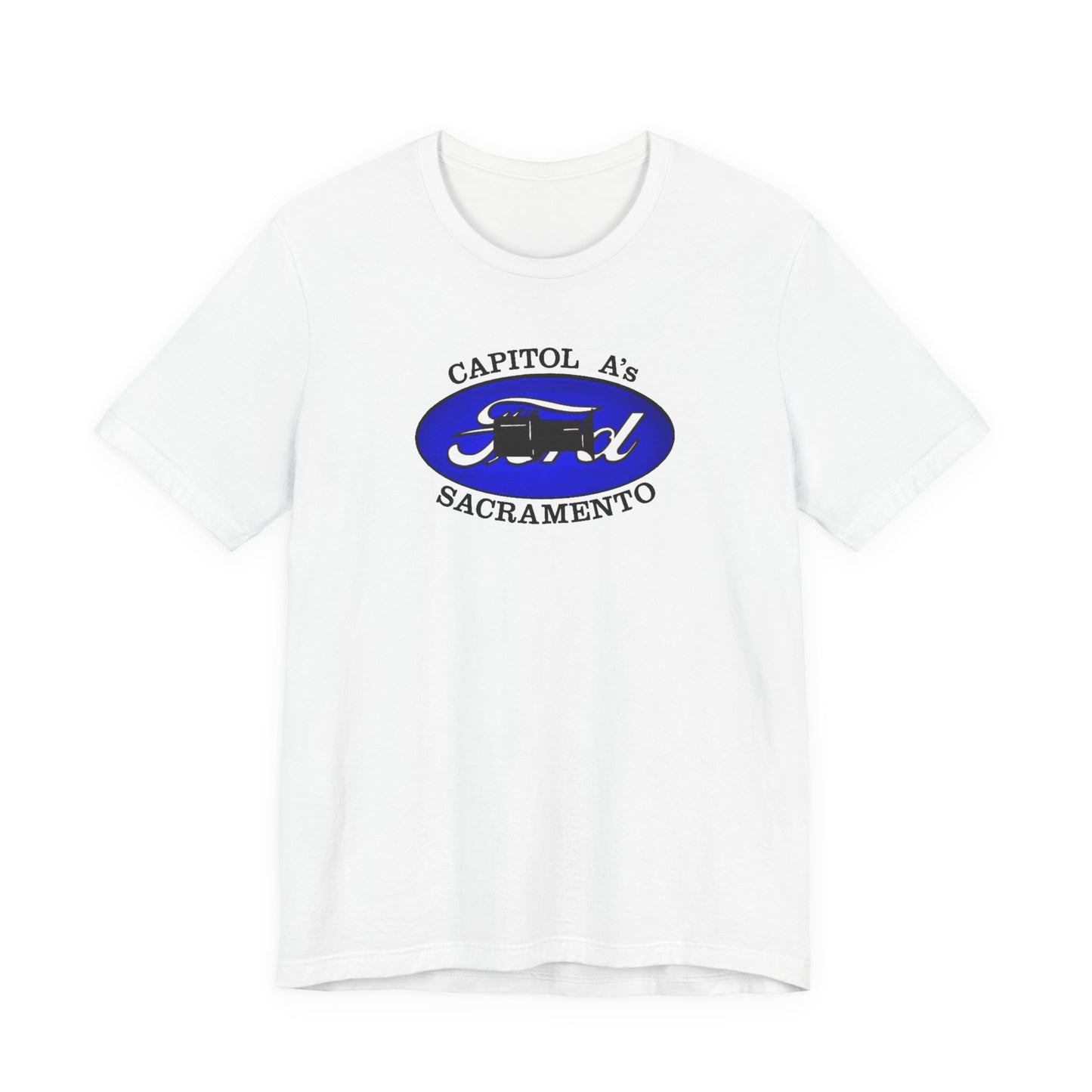 Capitol A's (large front only logo) Unisex Jersey Short Sleeve Tee