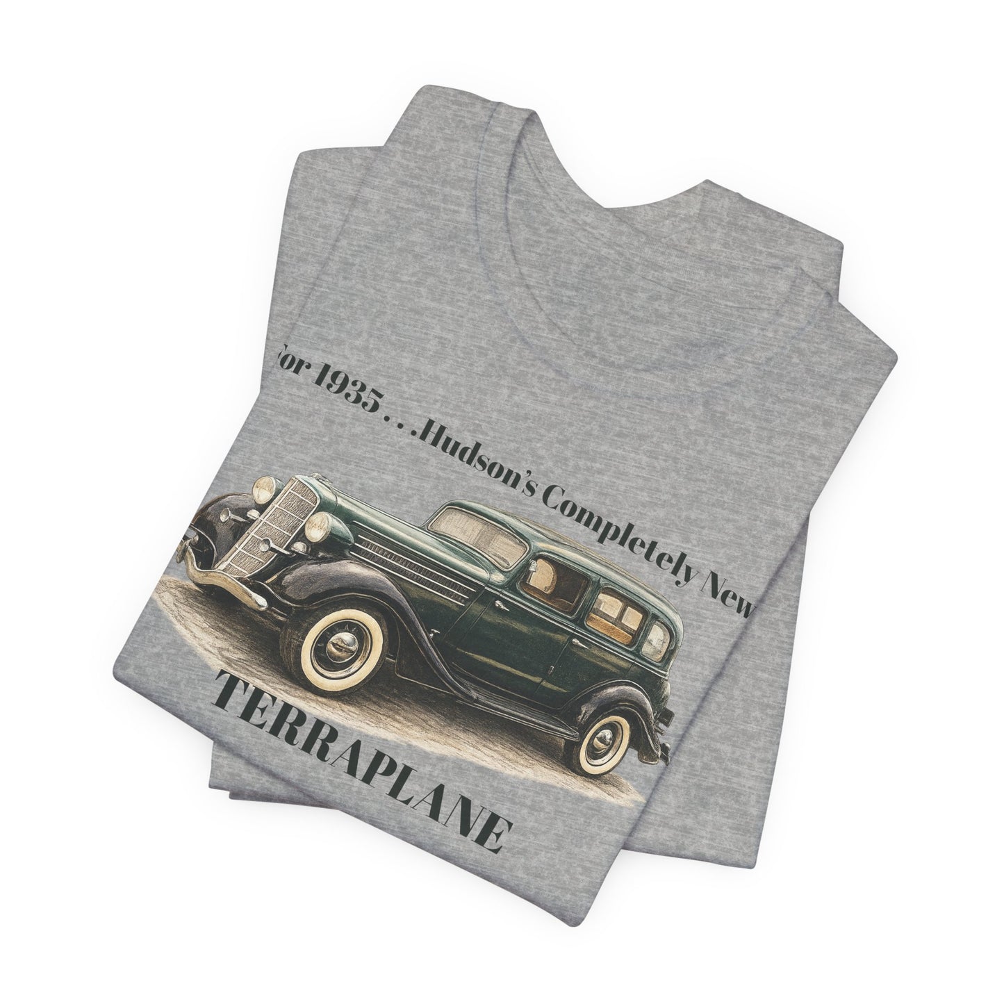 1935 Hudson Terraplane Classic Auto T‑Shirt Tee – Unisex Jersey Short Sleeve Tee (BJ)