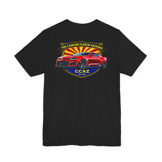Camaro Club of Arizona T-Shirt – CCAZ Red Camaro Graphic Tee