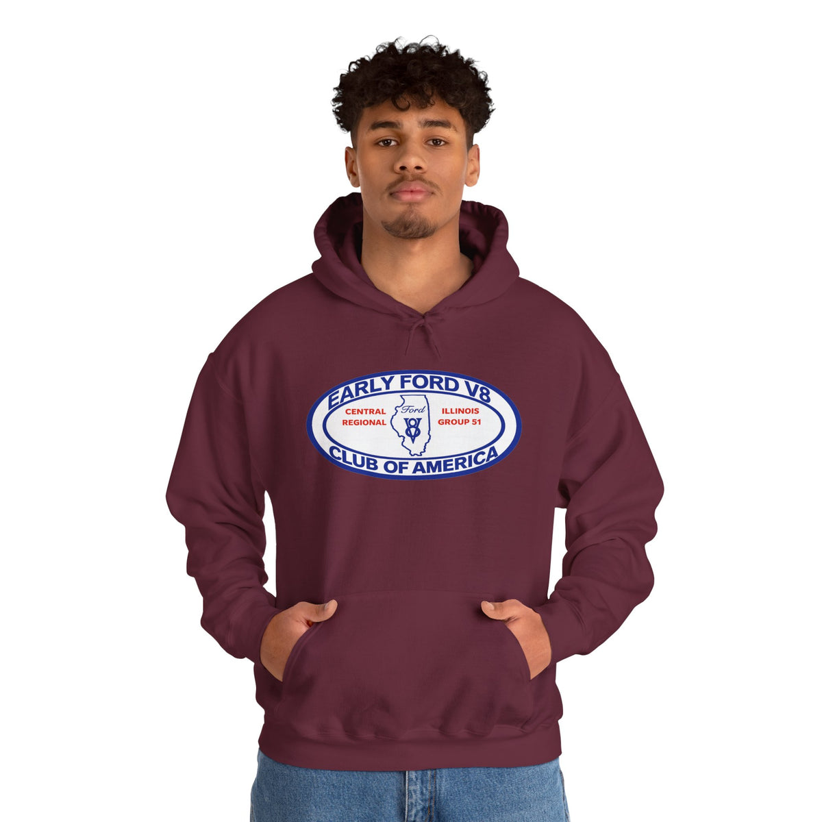Central Illinois Early Ford V8 Hoodie