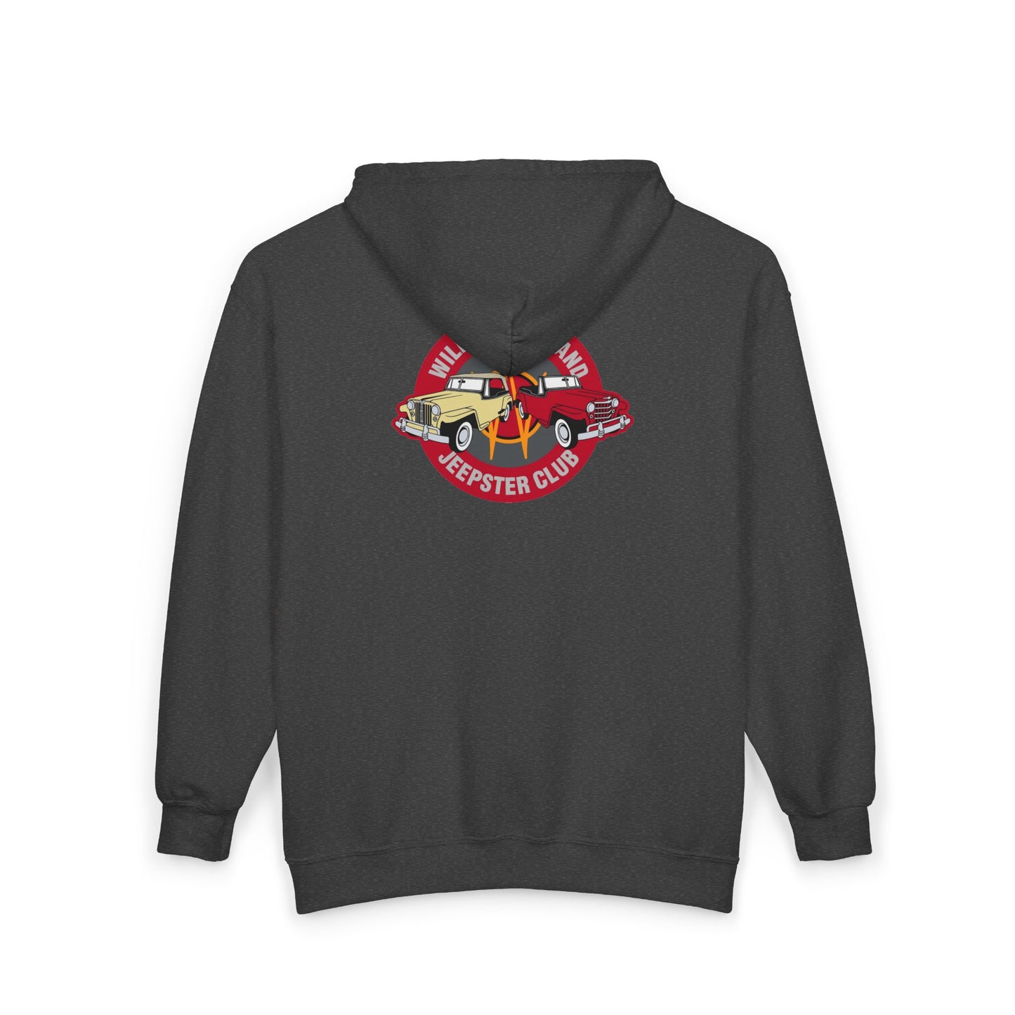 Vintage Willys Overland Jeepster Club Zip Hoodie