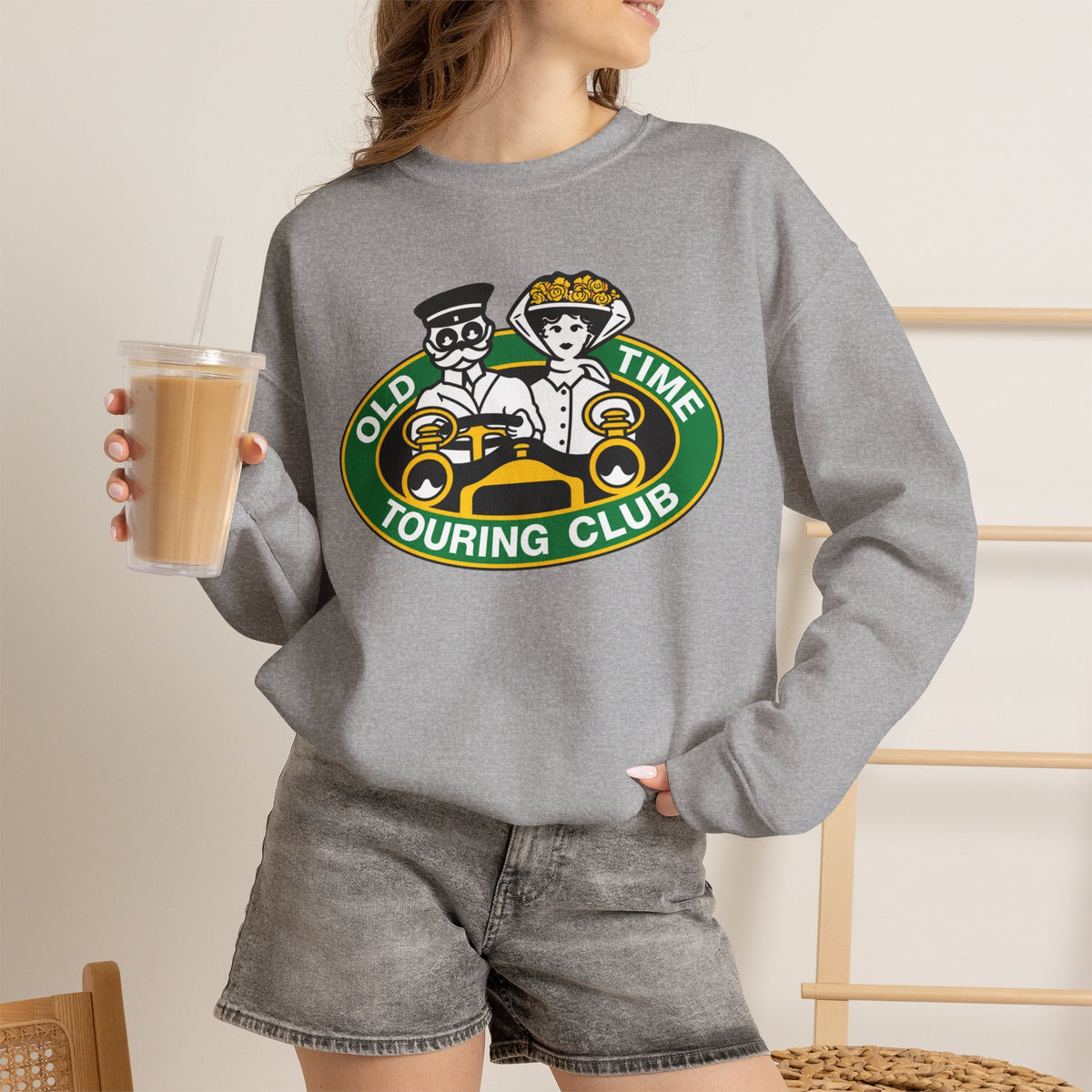 Old Time Touring Club Crewneck Sweatshirt - Unisex Heavy Blend™ Crewneck Sweatshirt