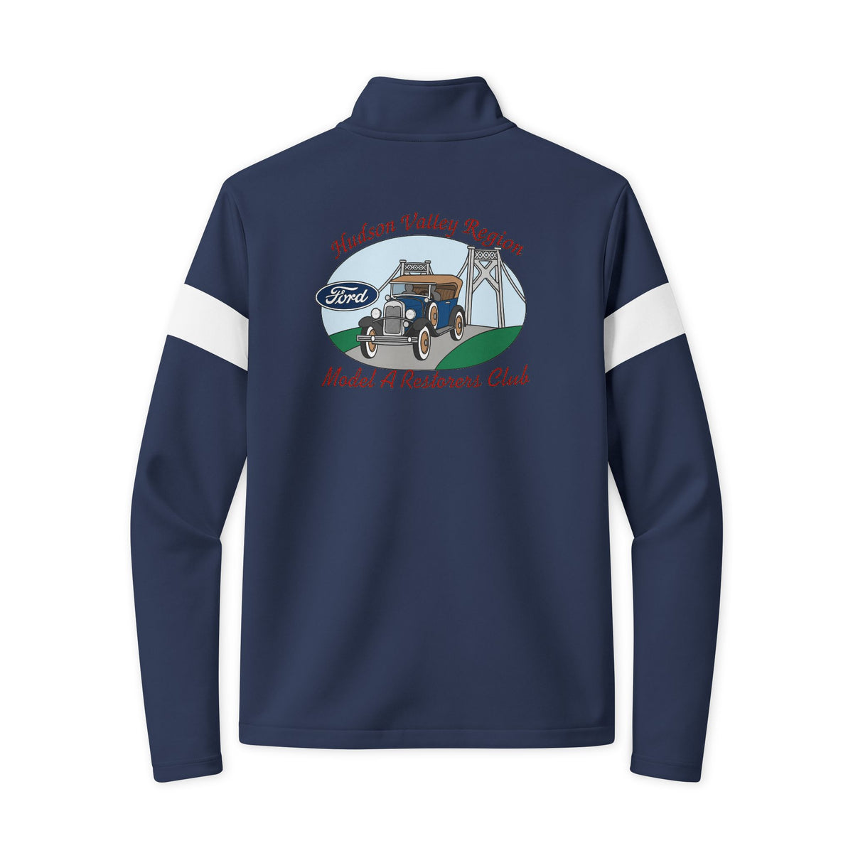 Hudson Valley Region Model A Restorers Club Travel Full-Zip Jacket - Front and Back Logos