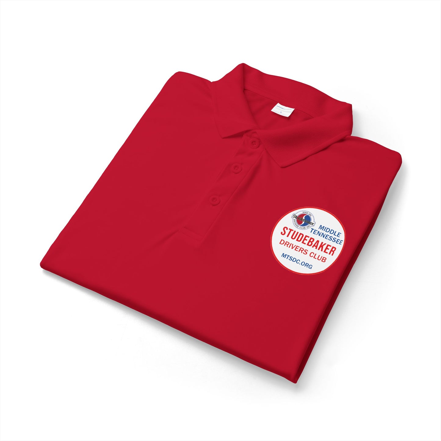 Middle Tennessee Studebaker Drivers Club Chapter Printed Polo Shirt