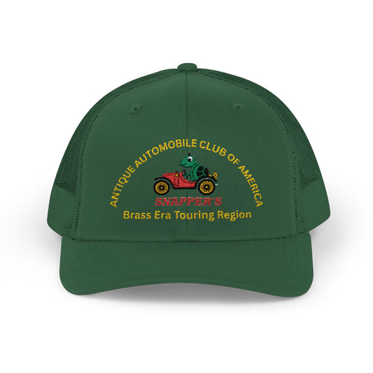 Snapper's Brass and Gas Touring Region Trucker Cap – Embroidered