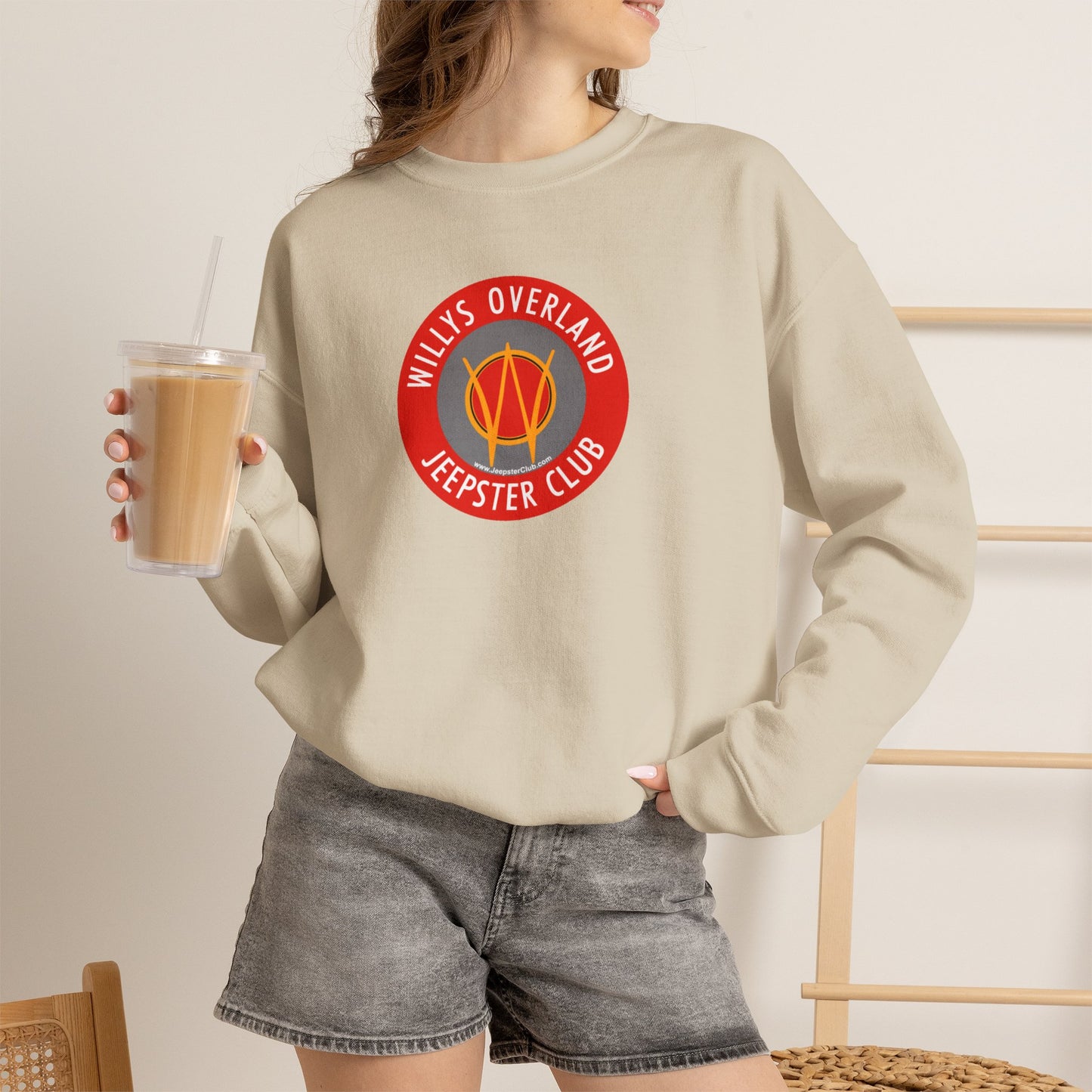 Willys Overland Jeepster Club Sweatshirt - Unisex Heavy Blend™ Crewneck Sweatshirt