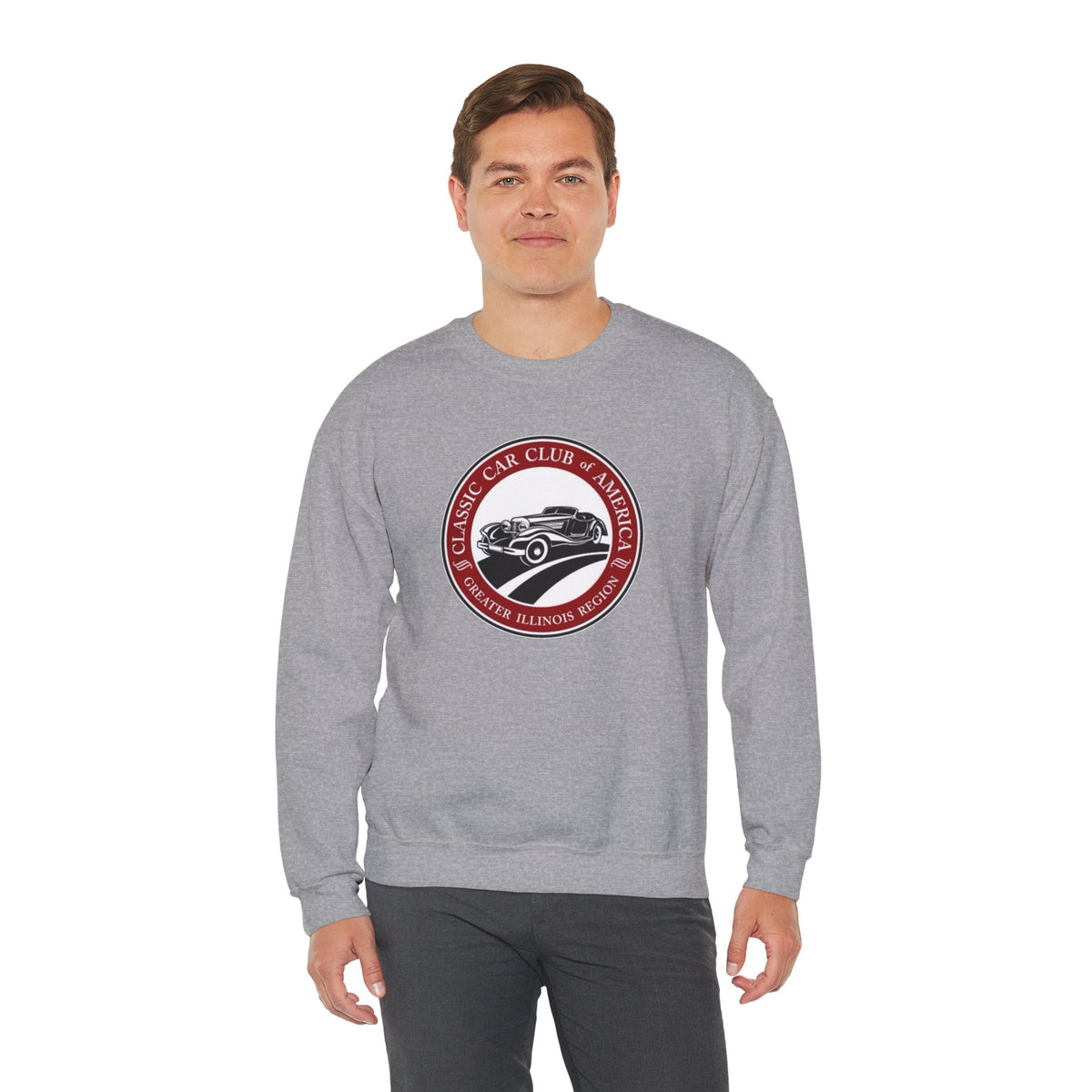 Classic Car Club of America Greater Illinois Region — Unisex Heavy Blend™ Crewneck Sweatshirt