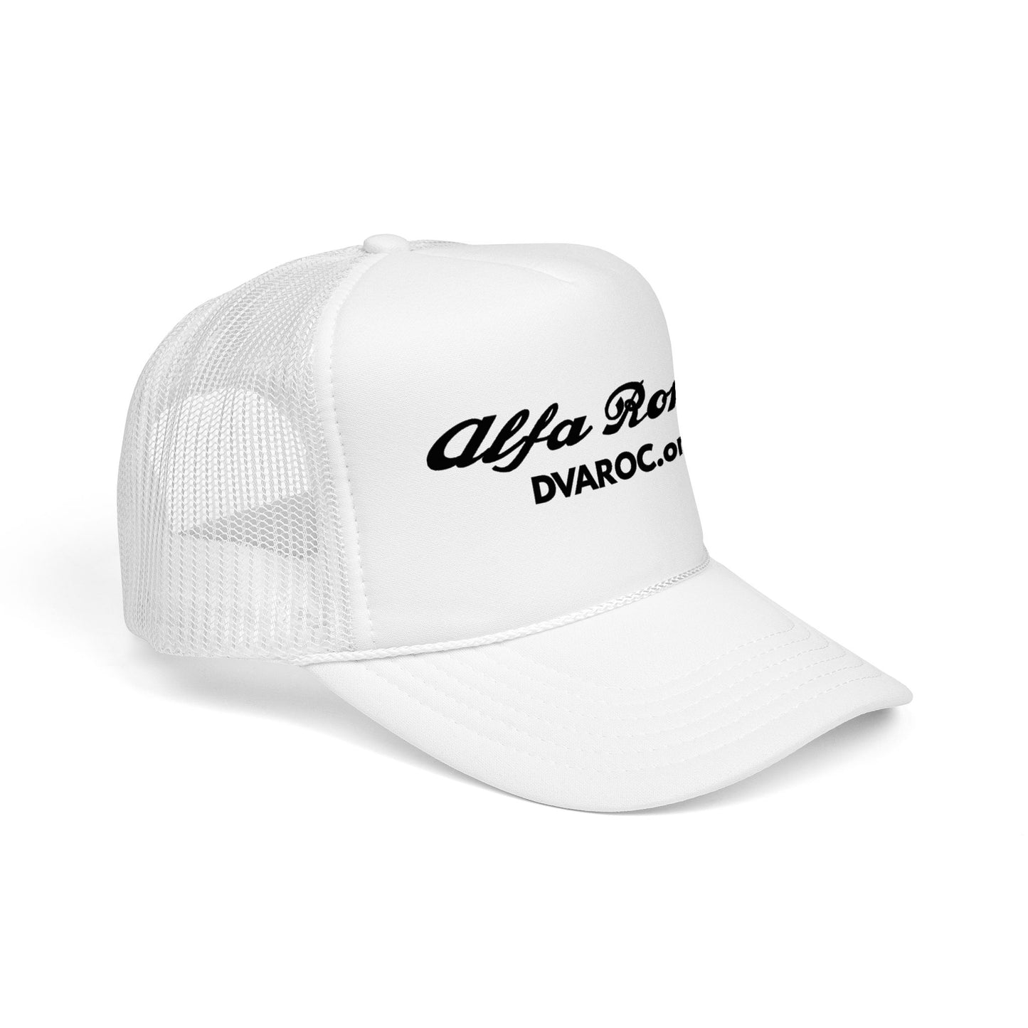 DVAROC.org Alfa Romeo Printed Trucker Hat — DVAROC.org Foam Mesh Cap