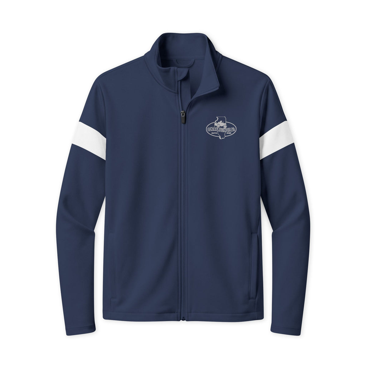 Central Illinois A's Travel Full-Zip Jacket - Front and Back Logos