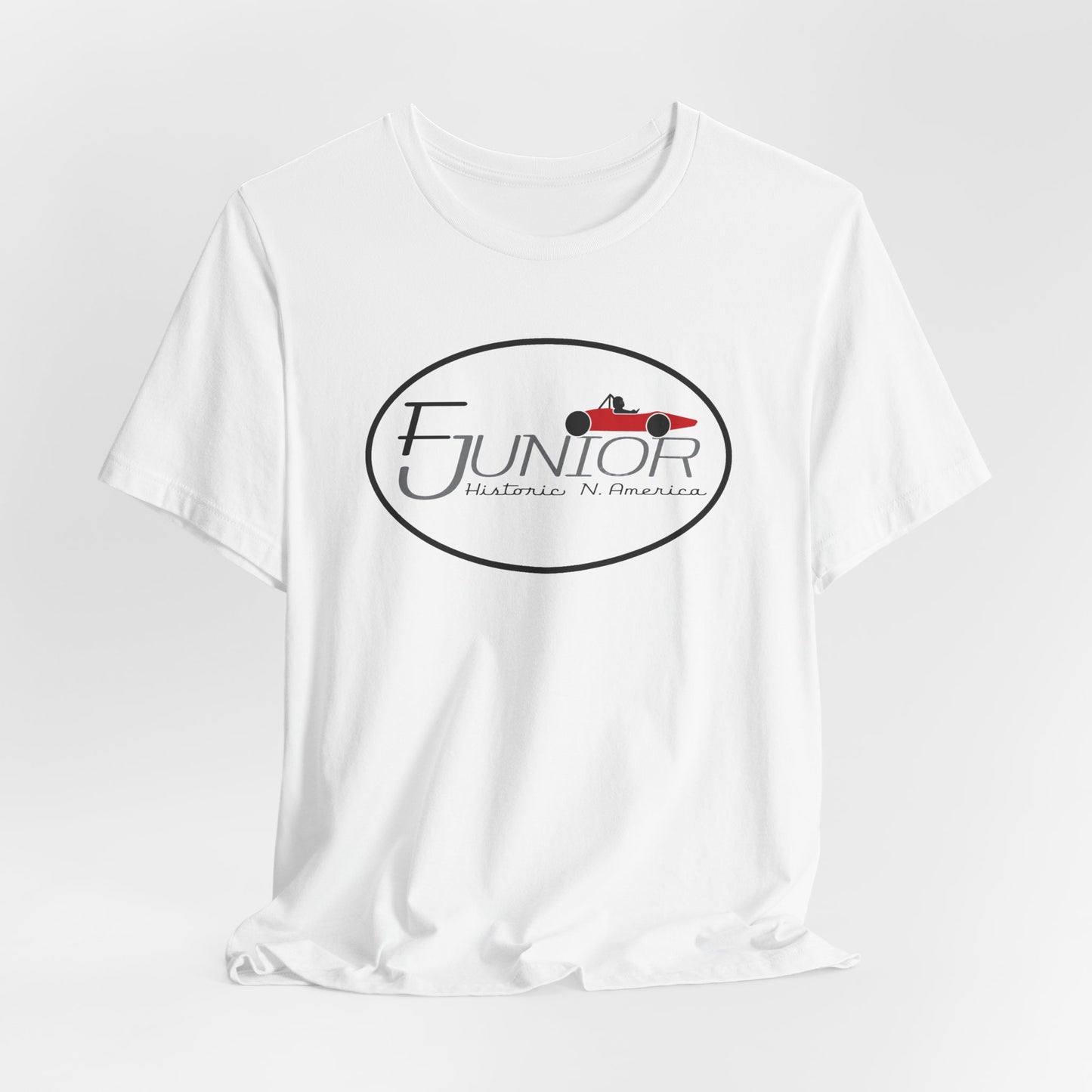 F Junior Historic N. America Racing Logo T-Shirt — Vintage Race Car Graphic Tee