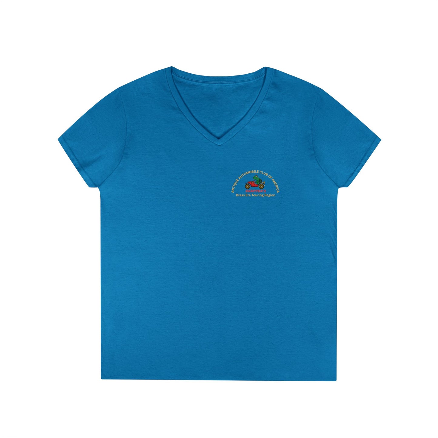 Ladies' V-Neck T-Shirt — Snapper's Club Logo Tee