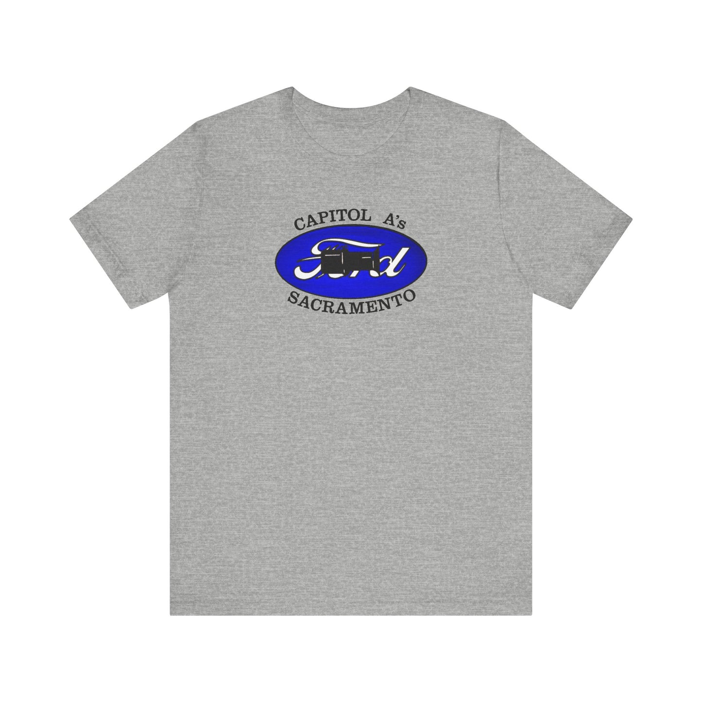 Capitol A's (large front only logo) Unisex Jersey Short Sleeve Tee