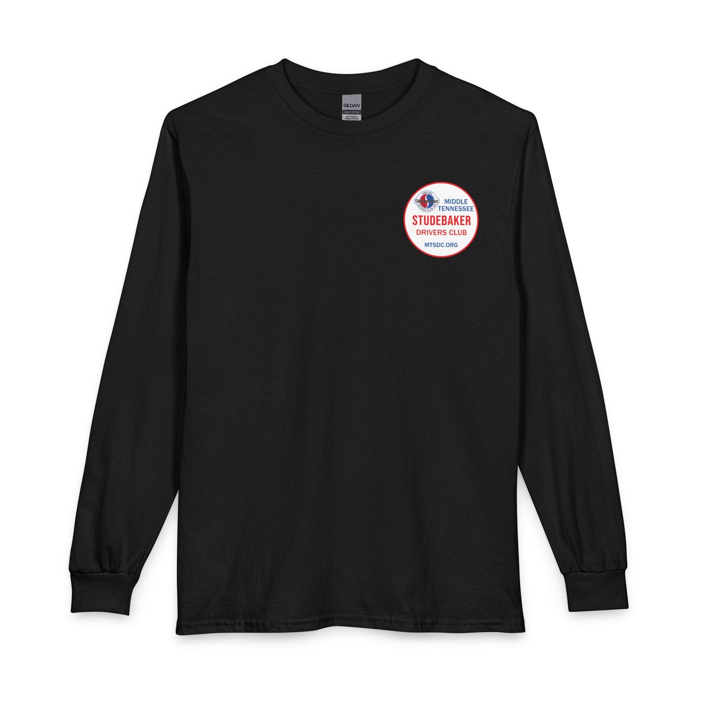 Middle Tennessee Studebaker Drivers Club Chapter Soft Long Sleeve Tee - Front and Back Logos