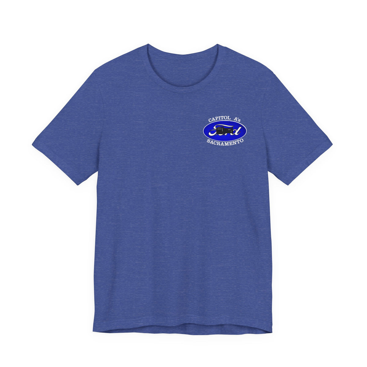 Capitol A's (single small logo) Unisex Soft Short Sleeve Tee