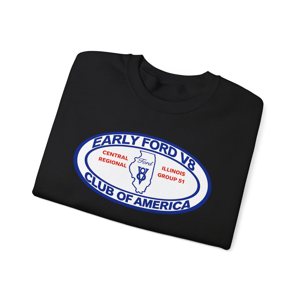 Central Illinois Early Ford V8 Unisex Heavy Blend™ Crewneck Sweatshirt