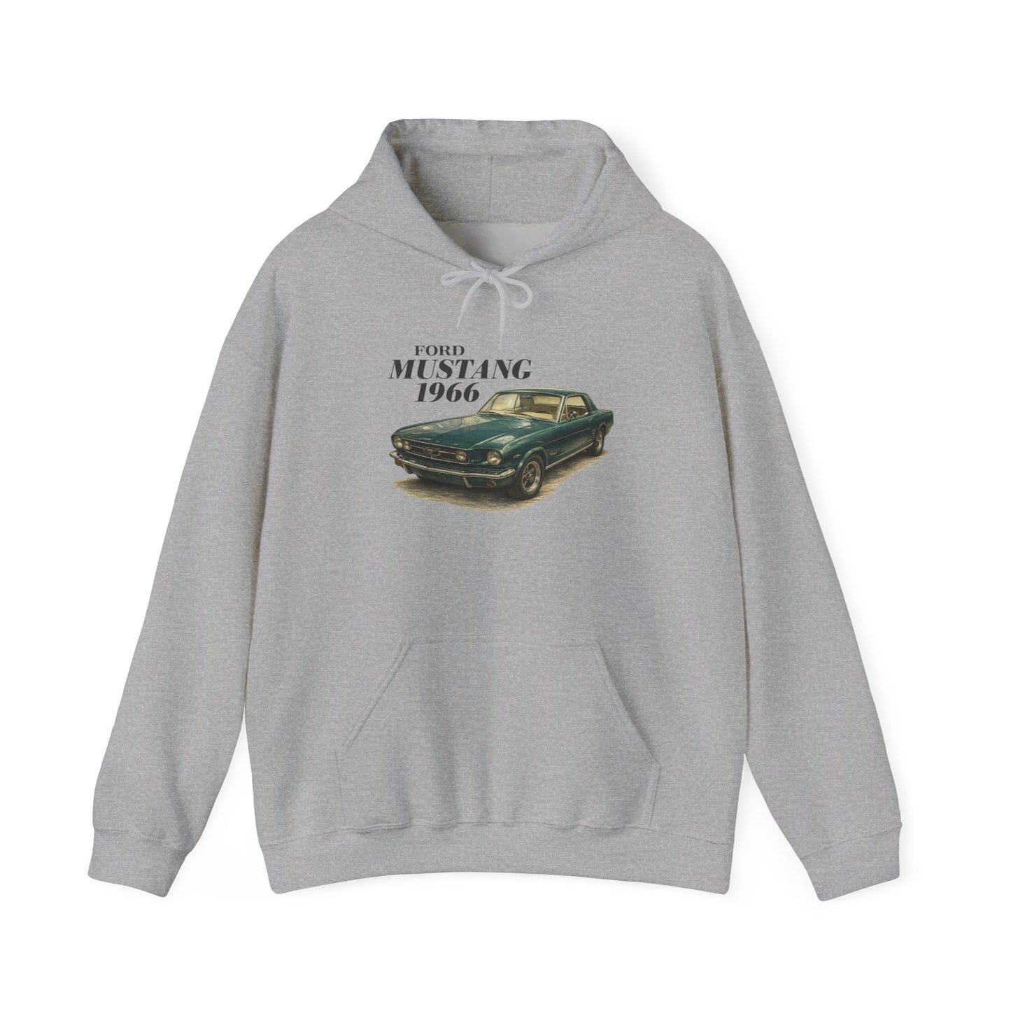 1966 Ford Mustang Vintage Car Hoodie — (Rick C)