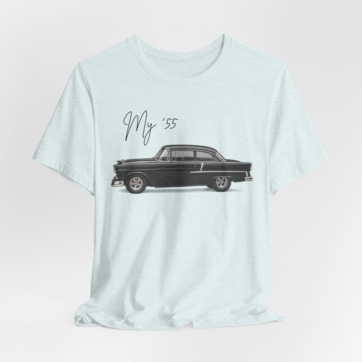 1955 Chevy Black Tee 'My '55' Classic
