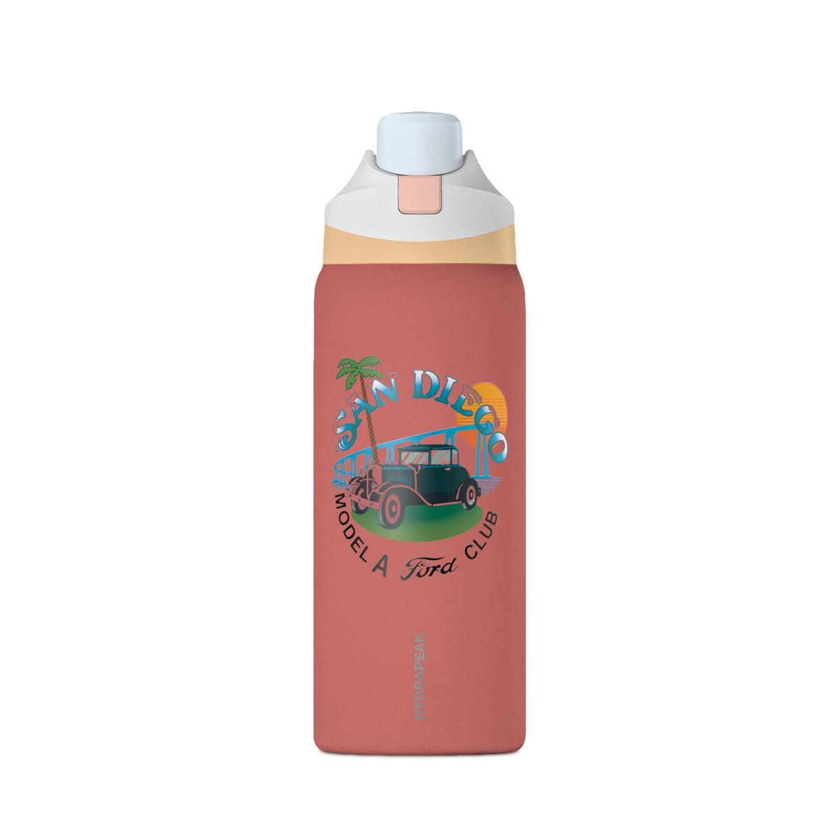 San Diego Model A Ford Club Insulated Water Bottle (32oz)