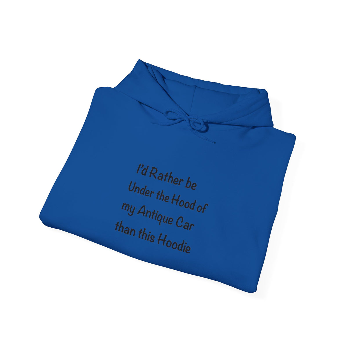 Arrowhead Chapter AACA Hoodie — "I'd Rather be Under the Hood" plus Sleeve and Back Images
