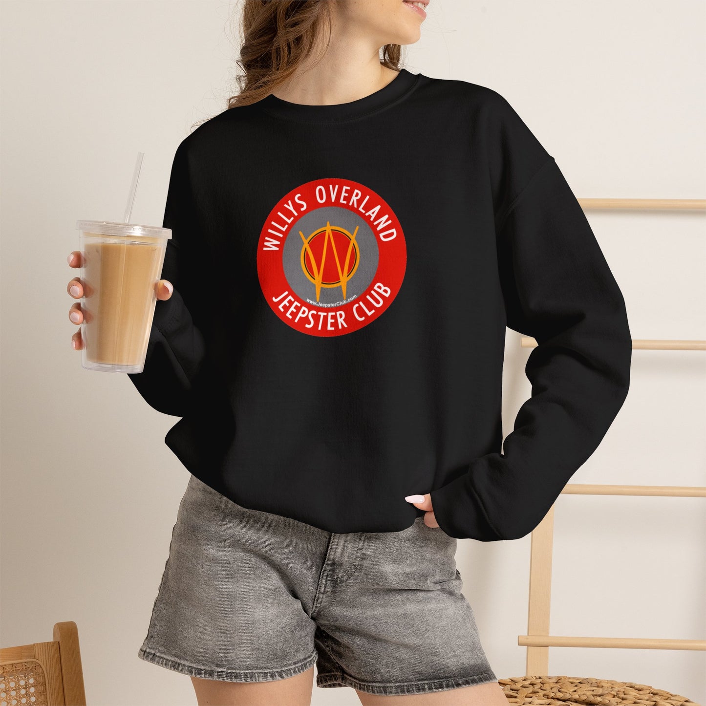 Willys Overland Jeepster Club Sweatshirt - Unisex Heavy Blend™ Crewneck Sweatshirt