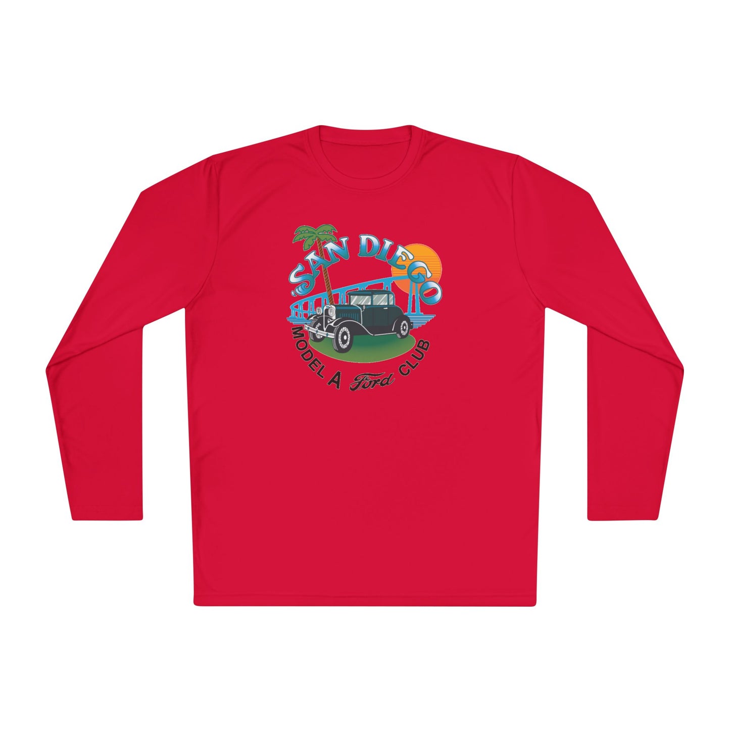 San Diego Model A Ford Club — Unisex Lightweight Long Sleeve Tee