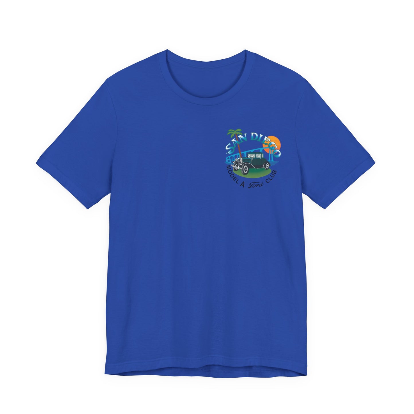 San Diego Model A Ford Club Tee — Vintage Car Sunset Shirt