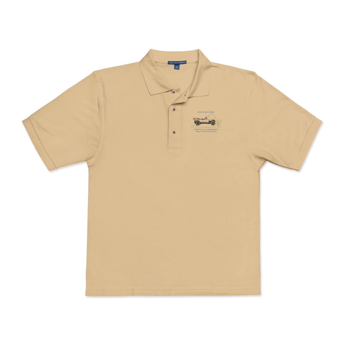 Colonial Virginia Chapter Embroidered 'Voyage' Nautical Polo Shirt — Classic Travel-Inspired Men's & Women's Collared Tee
