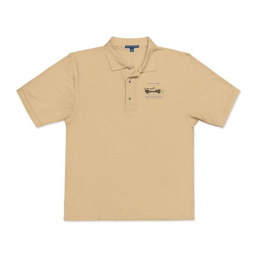 Colonial Virginia Chapter Embroidered 'Voyage' Nautical Polo Shirt — Classic Travel-Inspired Men's & Women's Collared Tee