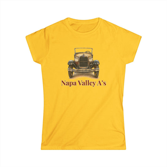 Napa Valley A's Women's Softstyle Short Sleeve Shirt
