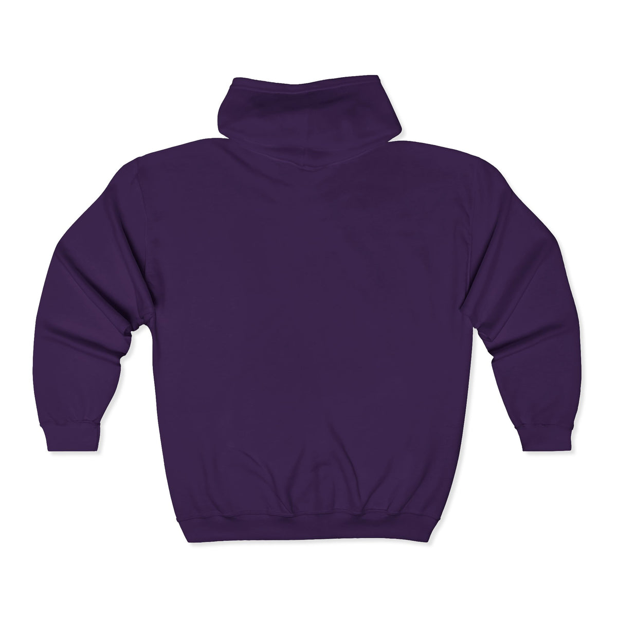 Nickel Era Touring Registry Hoodie with Embroidered Script Chest Text — Unisex Heavy Blend™ Full Zip Hooded Sweatshirt